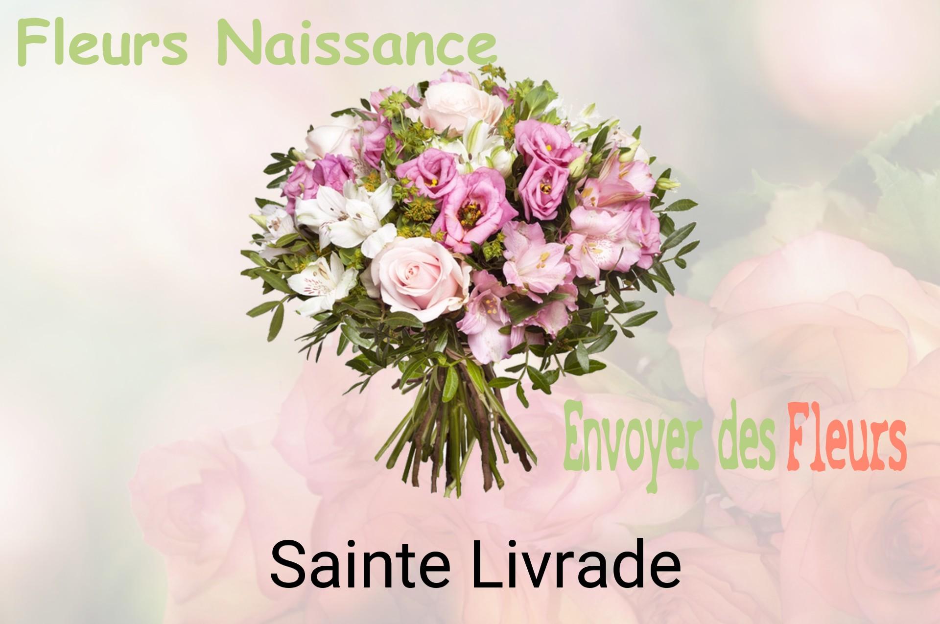 Bouquet de fleurs de naissance livré à Sainte-Livrade